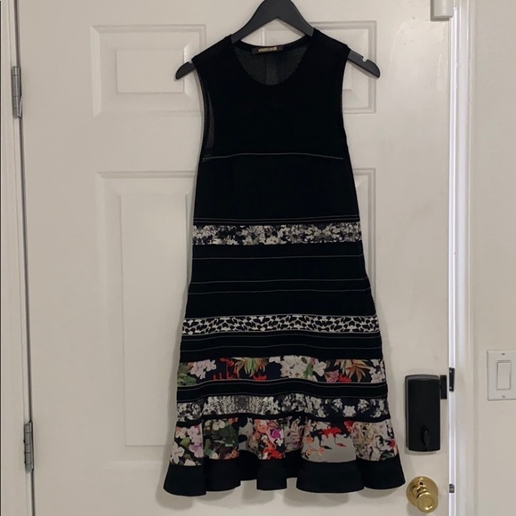 Roberto Cavalli Multi Print Fit and Flare Dress 44 - Picture 1 of 12